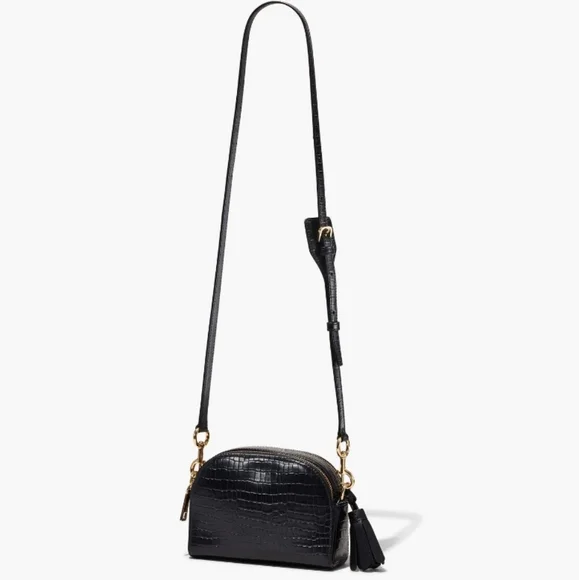 NWT Marc Jacobs Shutter Croc - Embossed Leather Crossbody Bag - Picture 6 of 8